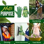Work Garden Gloves Supplier - Best Seller Microfiber Palm Comfortable Polyester Waterproof Puncture Resistance
