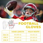 American Football Gloves Manufacturer - Lightweight Anti-Slip Yellow Silicone Palm Adjustable Wrist