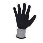 Cut Resistance Gloves Manufacturer - Red CE Level 4 TPR HPPE Sandy Nitrile Oilfield Working