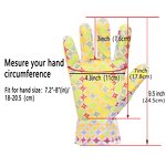 Gardening Gloves Factory - Customized Durable Waterproof Cotton Lined Elastic Wrist Fast Delivery