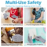 Food-Grade Work Gloves Manufacturer - Non-Slip Anti-Cut Youth 10-Needle Gray PE Yarn