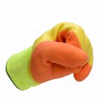 Industrial Nitrile Gloves Manufacturer - Double Dipped Working Orange Scaffolding Hand