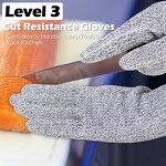 Cut Resistance Gloves Factory - Low MOQ Breathable for Kichen Safety FOB DDP Logistics