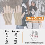 Women's Winter Gloves Manufacturer - New Design Brown Goatskin Palm Back Wool Lining Touch Wool Ribbed Cuffs