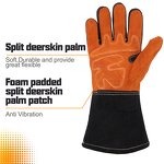 Welding Gloves Factory - Wholesale Crags Short Leather Heat Fire Resistant Tig
