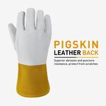 Welding Gloves Manufacturer - Custom Wholesale Industrial Safety Heat Resistant Pigskin