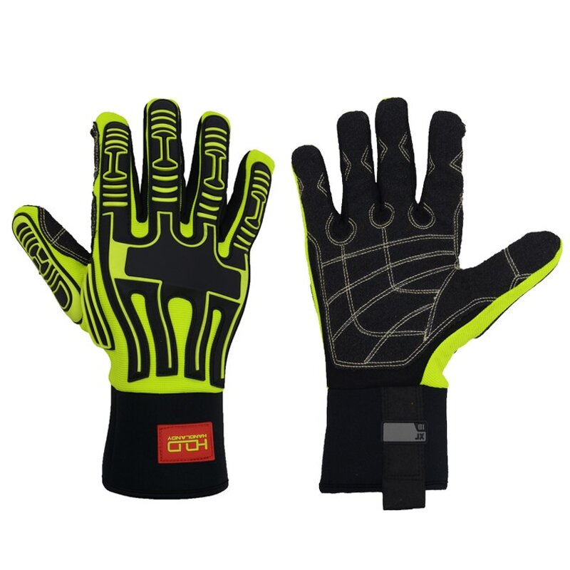 Oilfield Safety Gloves Supplier - Anti Abrasion TPR protection Back Impact for Oil Gas