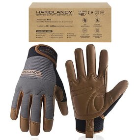 Cowhide Gloves Factory - Breathable Soft Full Grain Anti-slip Custom Mechanic