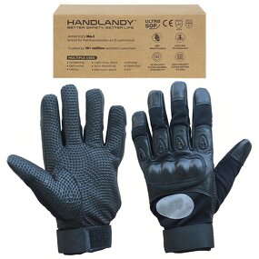 Racing Cycling Gloves Manufacturer - OEM ODM Cabretta Silicone Grip Palm Tactical Leather Hard Knuckle