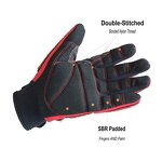 TPR Work Gloves Supplier - Protector Impact Heavy Duty Fitness Safety Rubber Mechanic