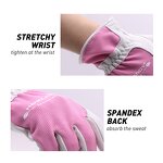 Garden Gloves Supplier - Women's Leather Touch Screen Great Grip Anti-Abrasion