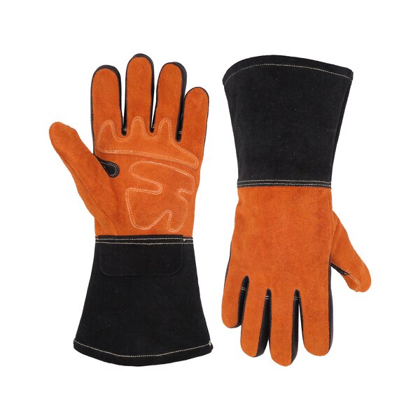 Welding Gloves Factory - Wholesale Crags Short Leather Heat Fire Resistant Tig