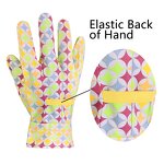 Gardening Gloves Factory - Customized Durable Waterproof Cotton Lined Elastic Wrist Fast Delivery