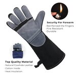 Pet Grooming Gloves Factory - Anti Cat Scratch Thick Long Tear Animal Handling Anti-bite Training