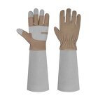 Thornproof Gloves Manufacturer - Hot Selling Durable Cowhide Arm-Length Sleeve EN388 Certified Customized