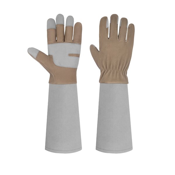 Thornproof Gloves Manufacturer - Hot Selling Durable Cowhide Arm-Length Sleeve EN388 Certified Customized