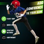 American Football Gloves Factory - Free Sample Silicone Palm Air Mesh Back Breathable Waterproof Durable