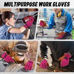 Cowhide Leather Work Gloves Manufacturer - Lightweight Premium Durable Breathable Cotton Lining