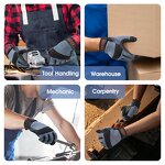 Work Gloves Factory - Utility Mechanic Anti-vibration Touch Screen Flexible