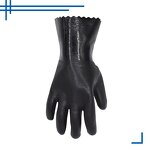PVC Coated Gloves Manufacturer - Cotton Liner Waterproof Heavy Duty Chemical protection Fishing
