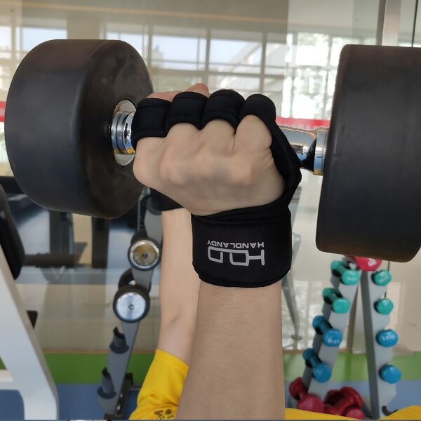 Weight Lifting Gloves Manufacturer - Workout Great Grip Gym Leather Finger Less