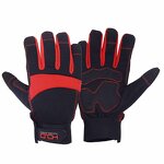 Custom Industrial Gloves Supplier - Foam Padded Palm Hook Loop Vibration-Resistant