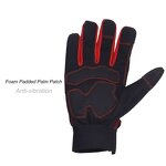 Custom Industrial Gloves Supplier - Foam Padded Palm Hook Loop Vibration-Resistant