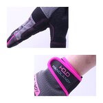 Mechanic Safety Gloves Factory - Pink Synthetic Leather Anti-slip for Woman