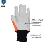 Cut-Resistant Work Glove Manufacturer - High Quality Durable Cowhide Palm Aramid Back Breathable
