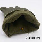 Outdoor Sports Gloves Supplier - Olive Green Windproof Rain Resistant Grip Cycling Touch Screen