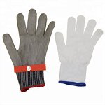 Cut Resistance Gloves Manufacturer - Food Grade Cotton Liner Stainless Steel for Kitchen