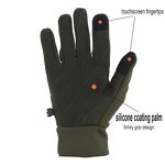 Outdoor Sports Gloves Supplier - Olive Green Windproof Rain Resistant Grip Cycling Touch Screen