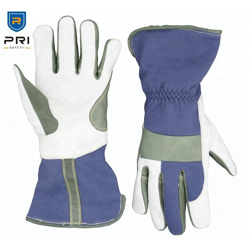 Welder Gloves Factory - Goatskin Tig Protective Flash Resistance Fire Heated ARC Electric