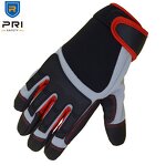 PU Work Gloves Factory - New Arrival Leather Palm Breathability TPR Back Safety