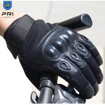 Racing Cycling Gloves Manufacturer - OEM ODM Cabretta Silicone Grip Palm Tactical Leather Hard Knuckle