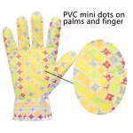 Gardening Gloves Factory - Customized Durable Waterproof Cotton Lined Elastic Wrist Fast Delivery