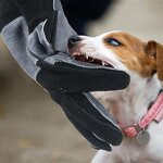 Pet Grooming Gloves Factory - Anti Cat Scratch Thick Long Tear Animal Handling Anti-bite Training
