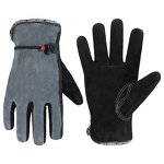 Garden Work Glove Supplier - Premium Cowhide Leather Safety Breathable Cotton Lining Adjustable