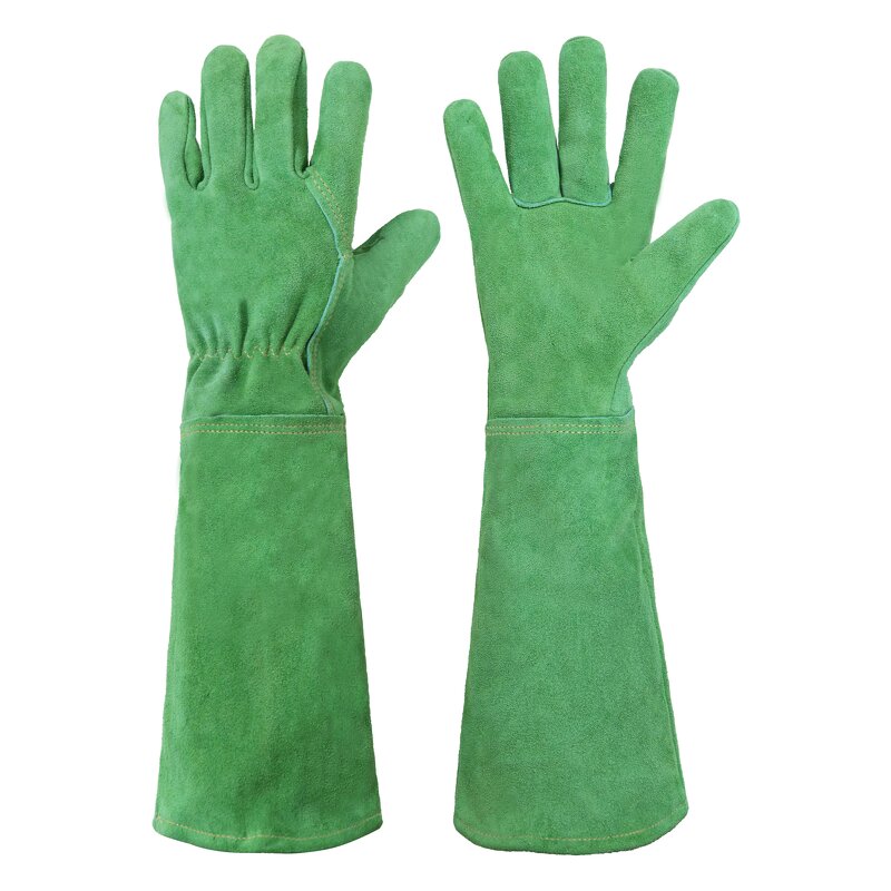 Work Garden Gloves Factory - Best Seller Genuine Cowhide Waterproof Puncture Resistance Custom
