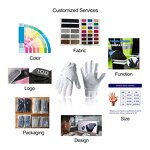 American Football Gloves Manufacturer - White Anti-Slip Youth Custom Logo Printed