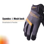 Industrial Mechanic Gloves Supplier - Cut Resistance Level 5 Silicone Coating Super Grip Palm