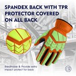 Industrial Gloves Factory - Synthetic With Silicon TPR Protector Anti-tear Oil Gas