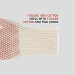 Industrial Hand Gloves Supplier - 7 Gauge Cotton Silicon Coating Breathable Anti slip Construction Safety