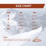 Winter Gloves Manufacturer - Black Waterproof Fabric Palm Coffee Back Elastic Wrist Closure Breathable