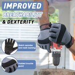 Work Gloves Factory - Utility Mechanic Anti-vibration Touch Screen Flexible