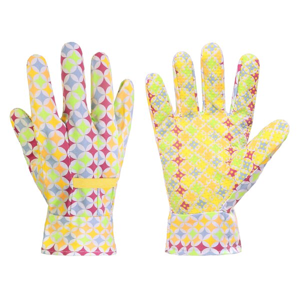 Gardening Gloves Factory - Customized Durable Waterproof Cotton Lined Elastic Wrist Fast Delivery