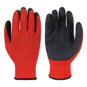 Latex Work Gloves Factory - OEM ODM Premium Material Red Black Free Sample Fast Delivery