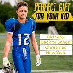 American Football Gloves Manufacturer - Lightweight Anti-Slip Yellow Silicone Palm Adjustable Wrist