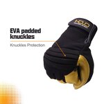 Safety Gloves Manufacturer - Breathable Flexible Durable Deerskin Leather EVA Padded