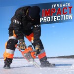 Heavy Duty Work Gloves Manufacturer - Custom Fleece Lining Water Repellent Anti Vibration TPR